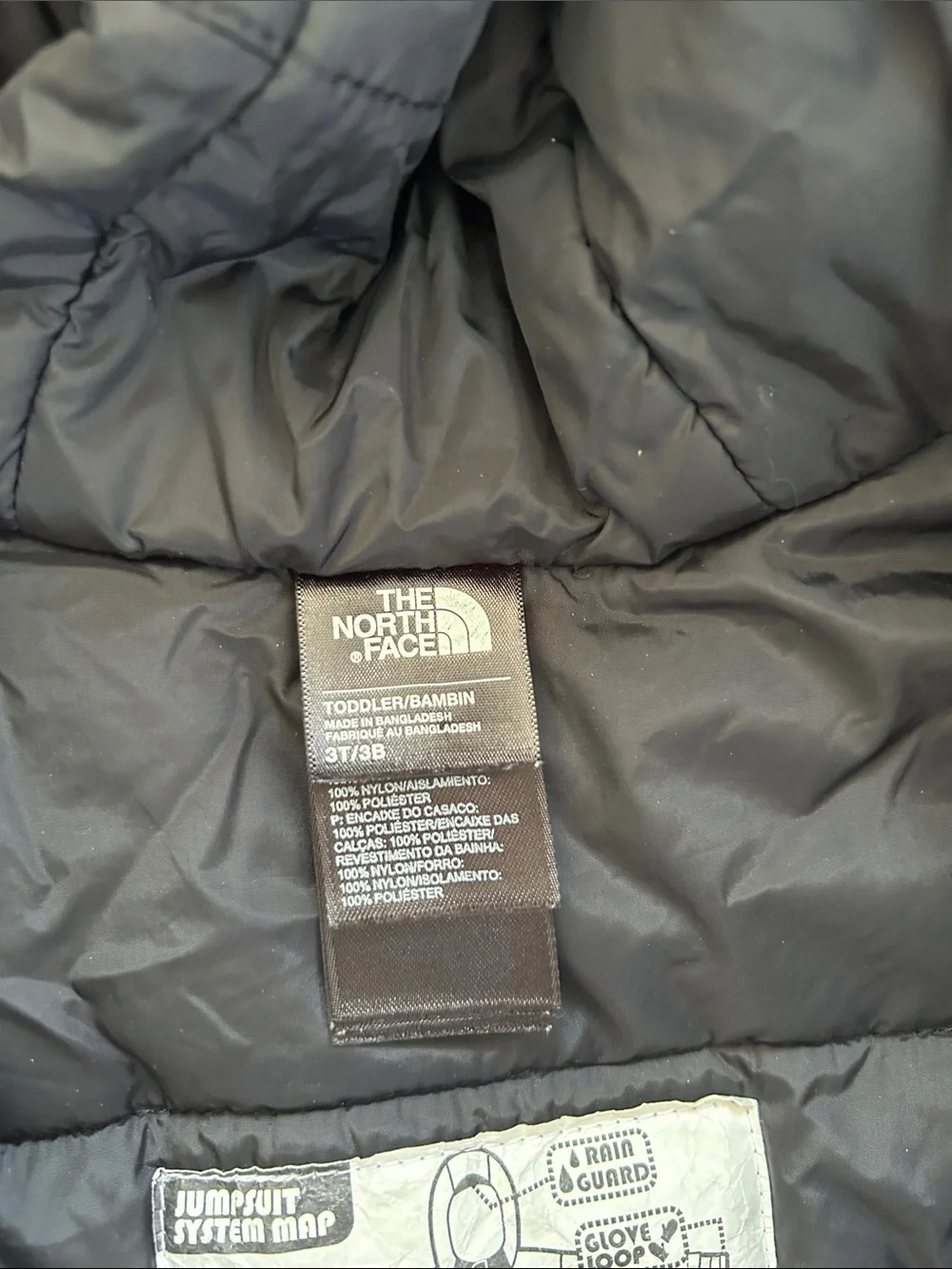 The North Face Kids' Pixel Print Snow Suit - Red, Gray, Black & White
